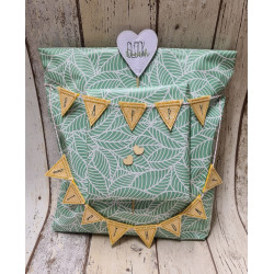 Stickdatei - ITH Mini Wimpelchen Happy Birthday